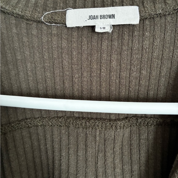 Joah Brown Deep V Pullover - Picture 3 of 7